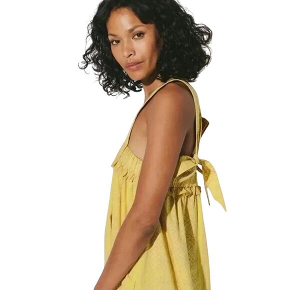 CLEOBELLA Melani Yellow Ankle Dress, Size XL, New with Tag - Picture 2 of 6